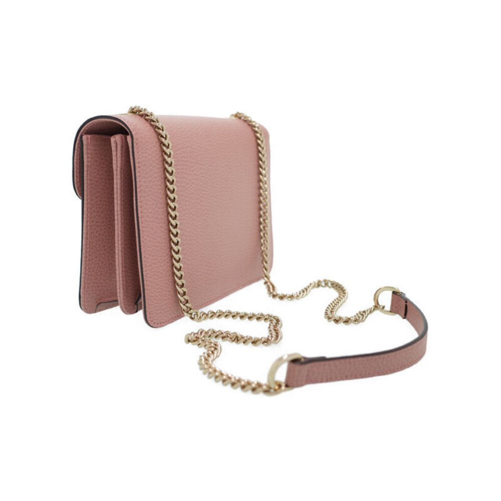 Gucci Chain Shoulder Pink Bag GG Interlocking